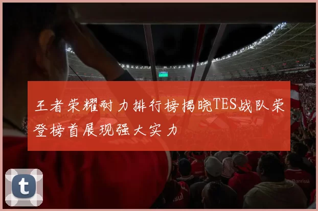 王者荣耀耐力排行榜揭晓TES战队荣登榜首展现强大实力