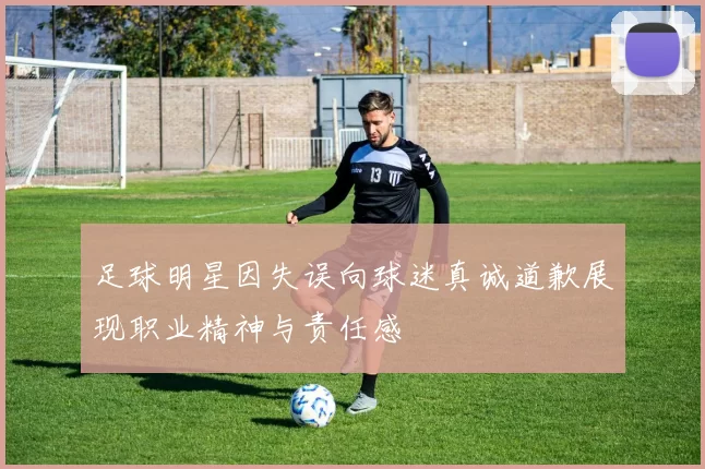 足球明星因失误向球迷真诚道歉展现职业精神与责任感